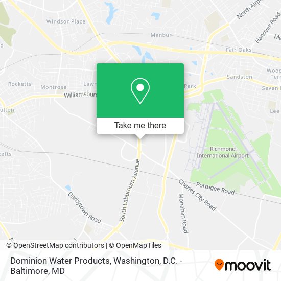 Mapa de Dominion Water Products