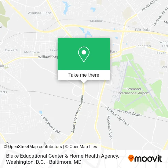Blake Educational Center & Home Health Agency map