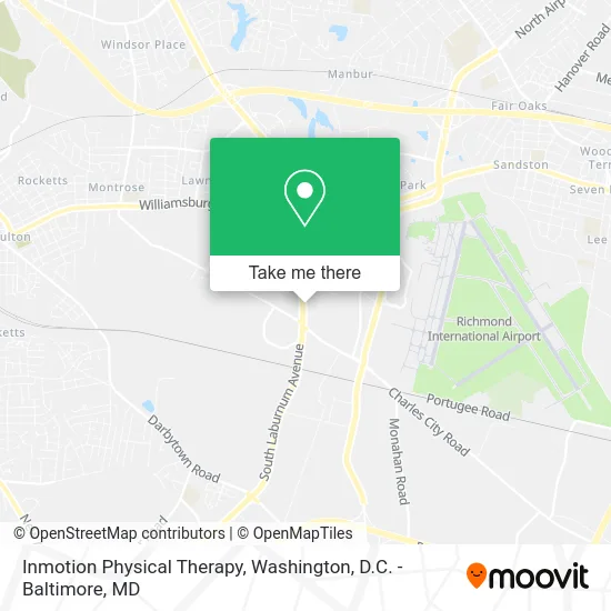Inmotion Physical Therapy map