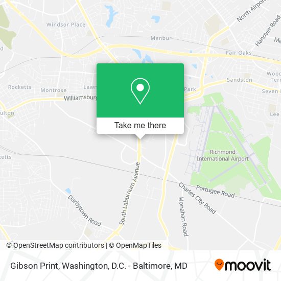 Gibson Print map
