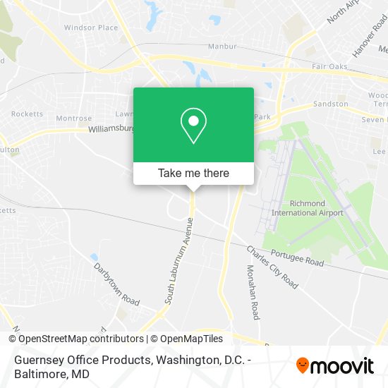 Guernsey Office Products map
