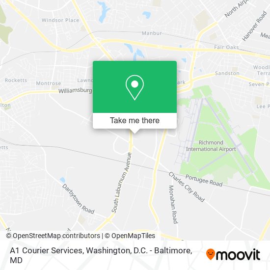 Mapa de A1 Courier Services