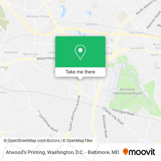 Mapa de Atwood's Printing