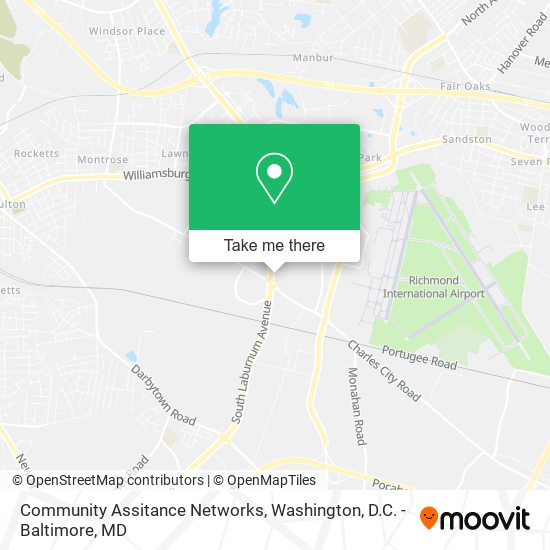 Community Assitance Networks map