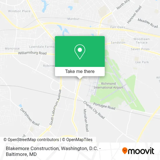 Blakemore Construction map