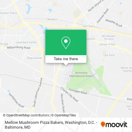 Mapa de Mellow Mushroom Pizza Bakers