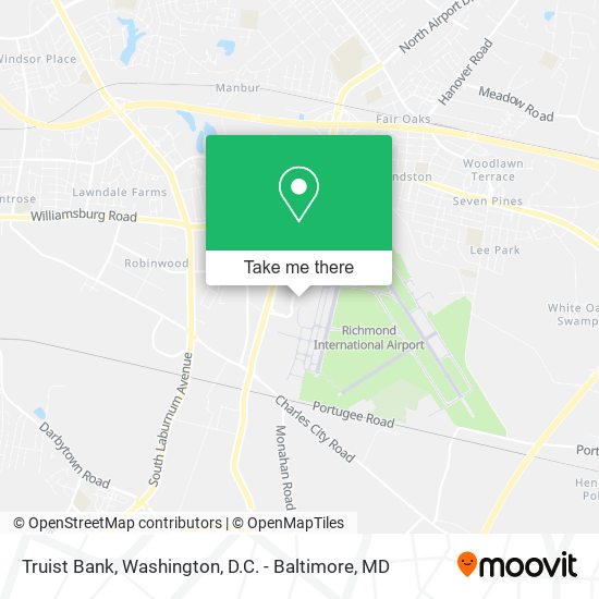 Truist Bank map