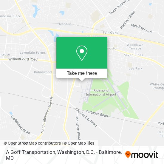 Mapa de A Goff Transportation