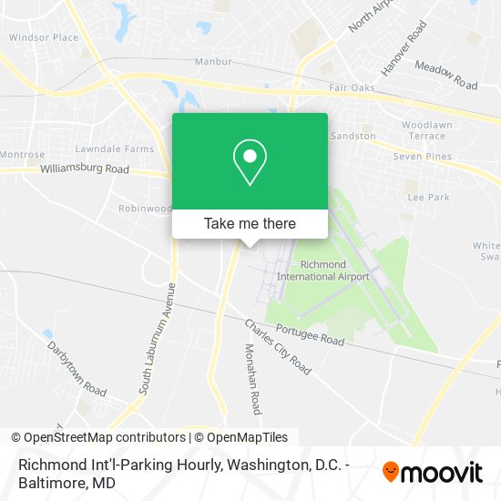 Richmond Int'l-Parking Hourly map