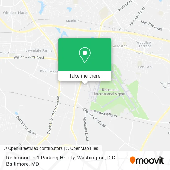Richmond Int'l-Parking Hourly map