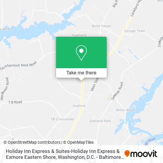 Mapa de Holiday Inn Express & Suites-Holiday Inn Express & Exmore Eastern Shore