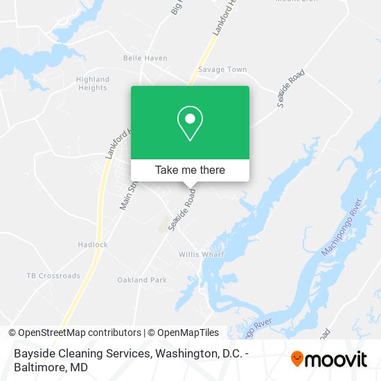 Bayside Cleaning Services map