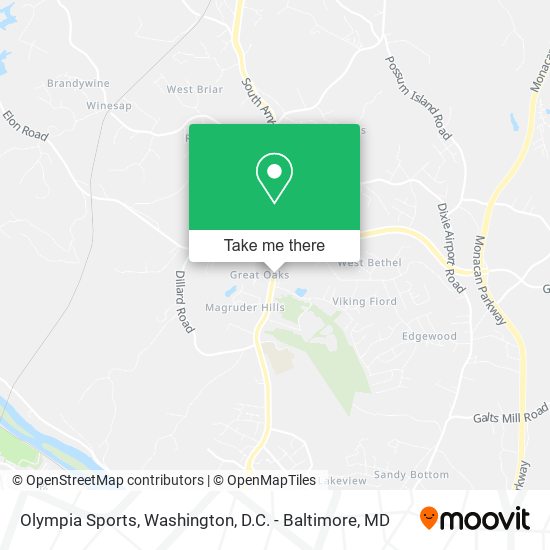 Olympia Sports map