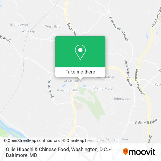 Ollie Hibachi & Chinese Food map