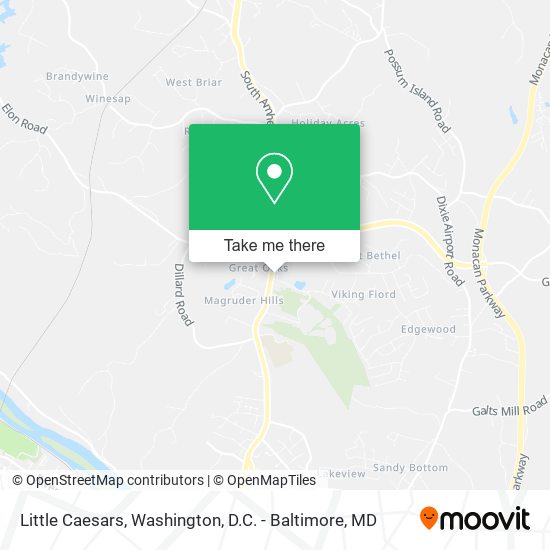 Mapa de Little Caesars
