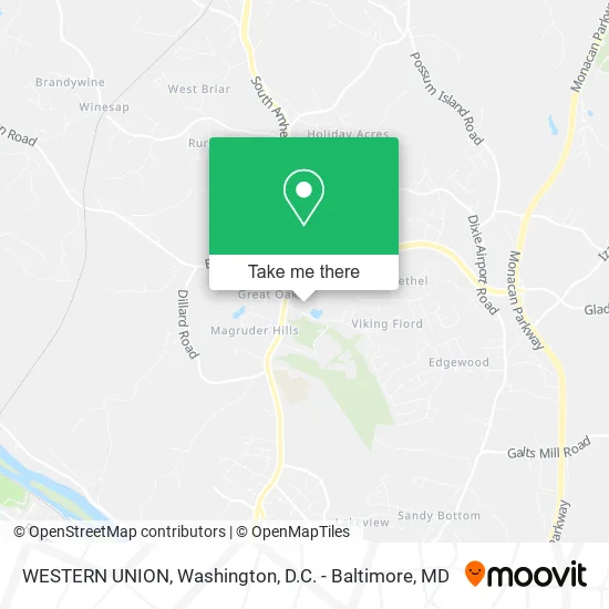 WESTERN UNION map