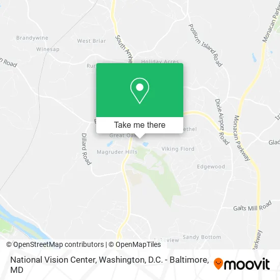 National Vision Center map