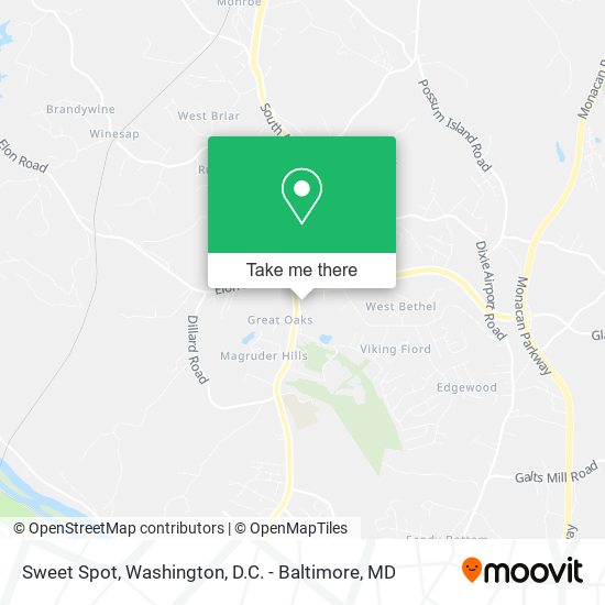 Sweet Spot map