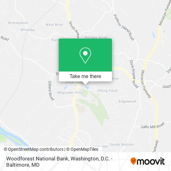 Mapa de Woodforest National Bank