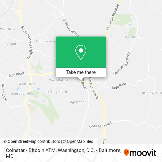 Coinstar - Bitcoin ATM map