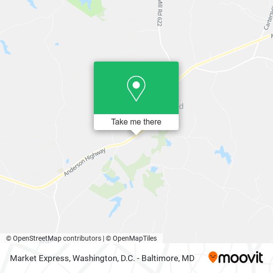 Market Express map