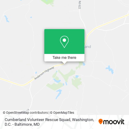 Cumberland Volunteer Rescue Squad map