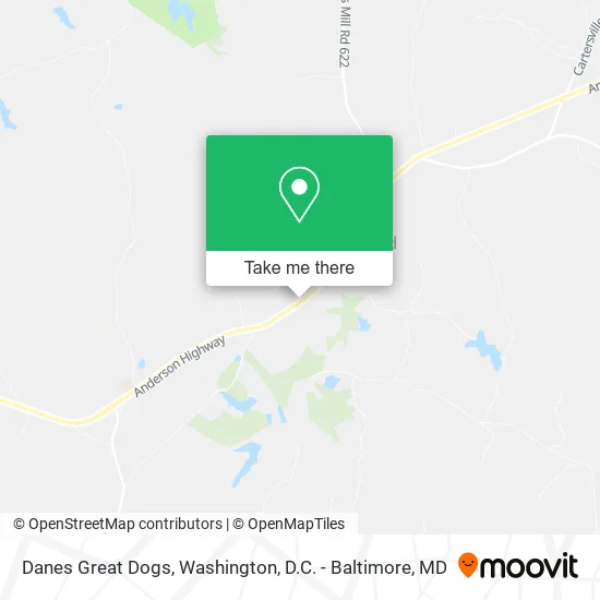 Danes Great Dogs map