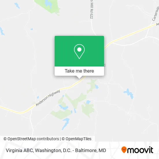 Virginia ABC map
