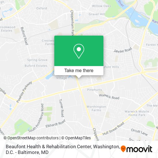Mapa de Beaufont Health & Rehabilitation Center