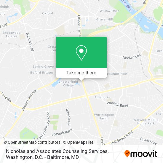 Mapa de Nicholas and Associates Counseling Services