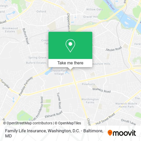 Family Life Insurance map