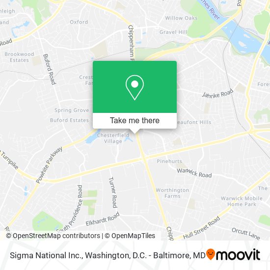 Mapa de Sigma National Inc.
