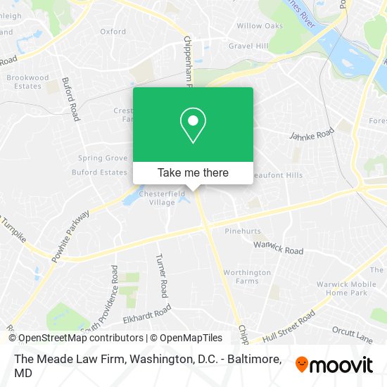 The Meade Law Firm map