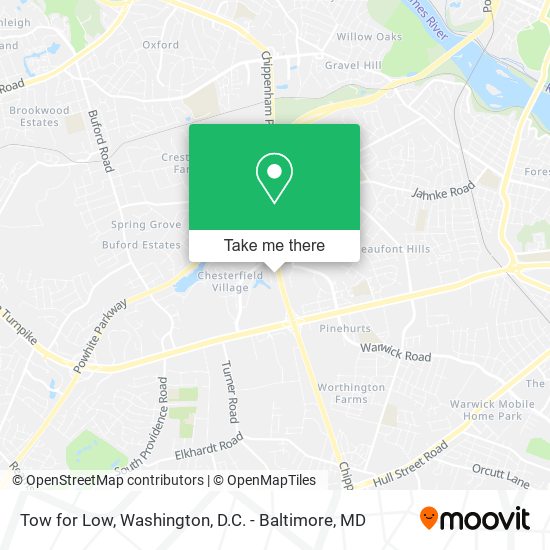 Tow for Low map