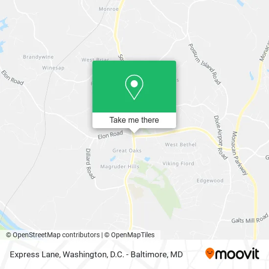 Express Lane map