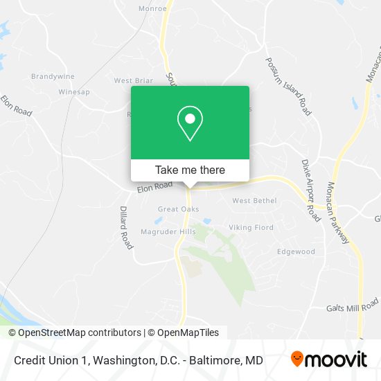 Credit Union 1 map