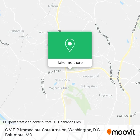 C V F P Immediate Care Amelon map