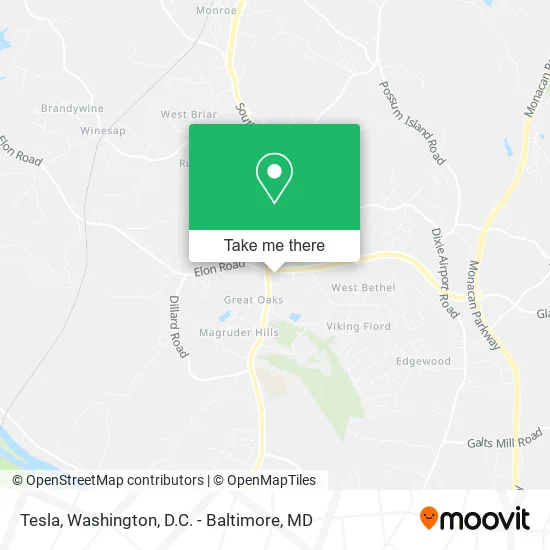 Tesla map