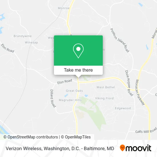Verizon Wireless map