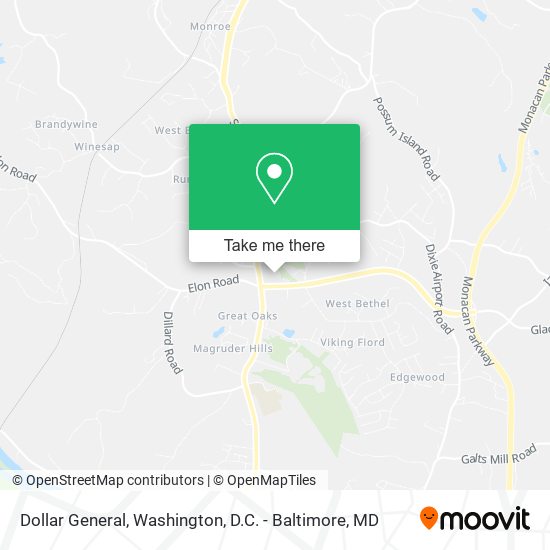 Dollar General map