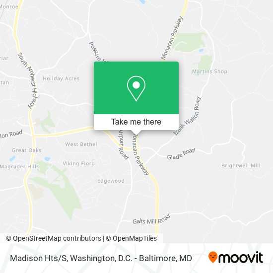 Madison Hts/S map