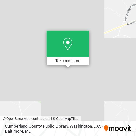 Mapa de Cumberland County Public Library