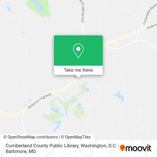 Cumberland County Public Library map