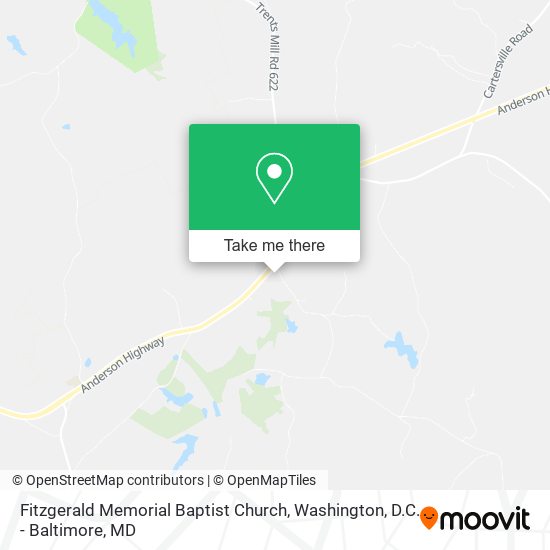 Mapa de Fitzgerald Memorial Baptist Church
