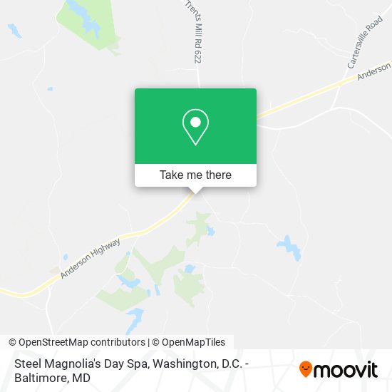 Steel Magnolia's Day Spa map