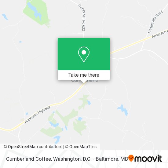 Mapa de Cumberland Coffee