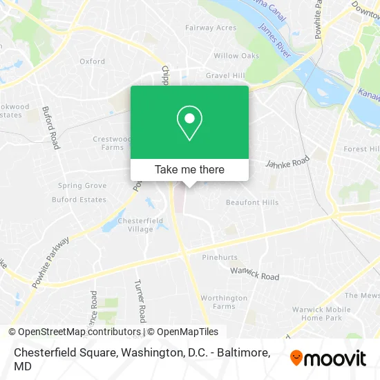 Chesterfield Square map