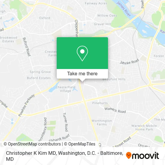 Christopher K Kim MD map