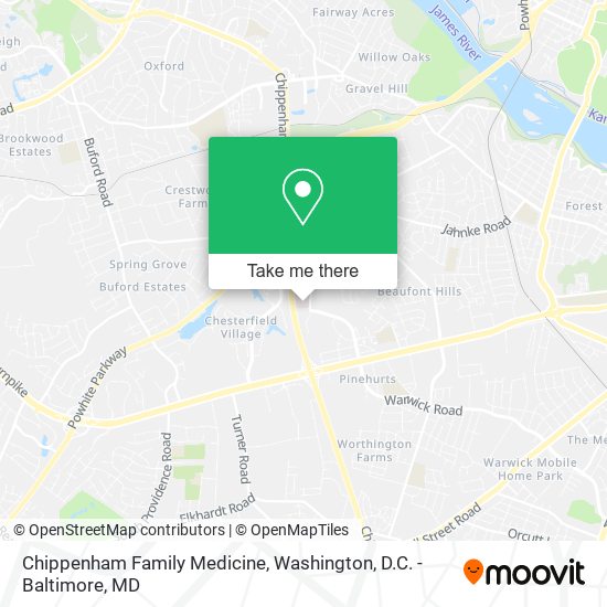 Chippenham Family Medicine map