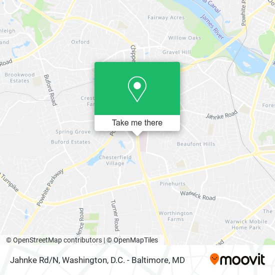 Jahnke Rd/N map